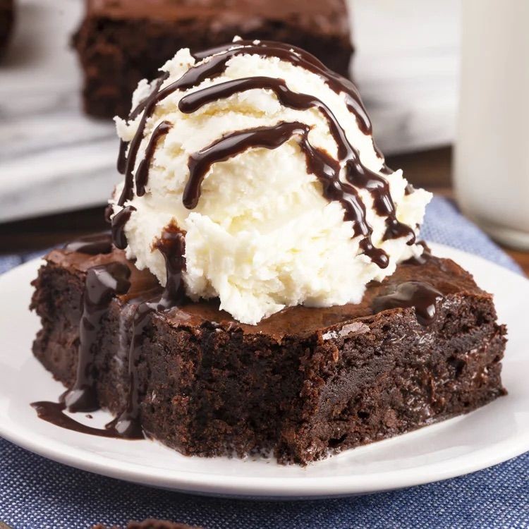 kids brownie sundae